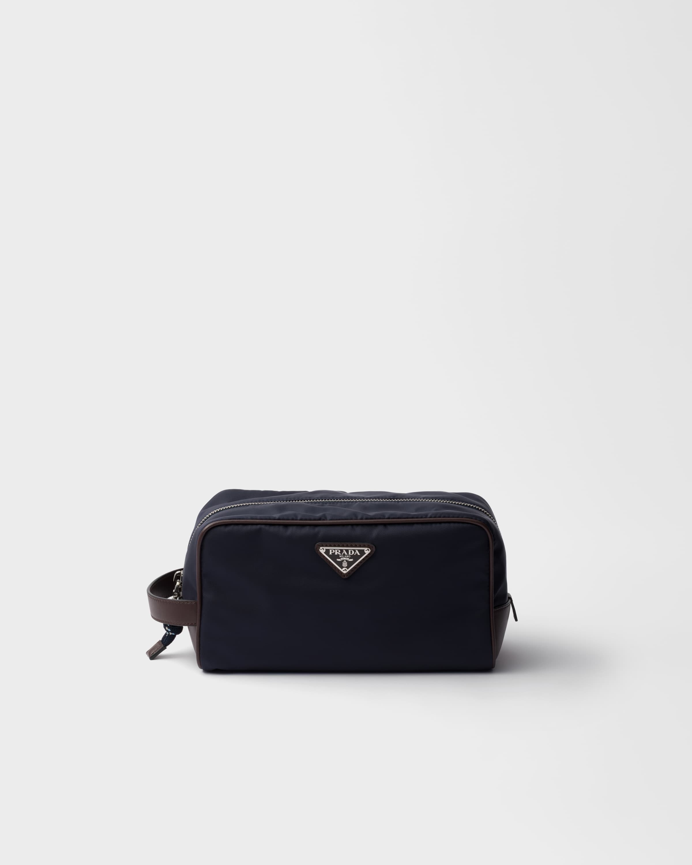 Speedrock Re-Nylon and leather pouch — Navy — 2NA002_2HE1_F0008