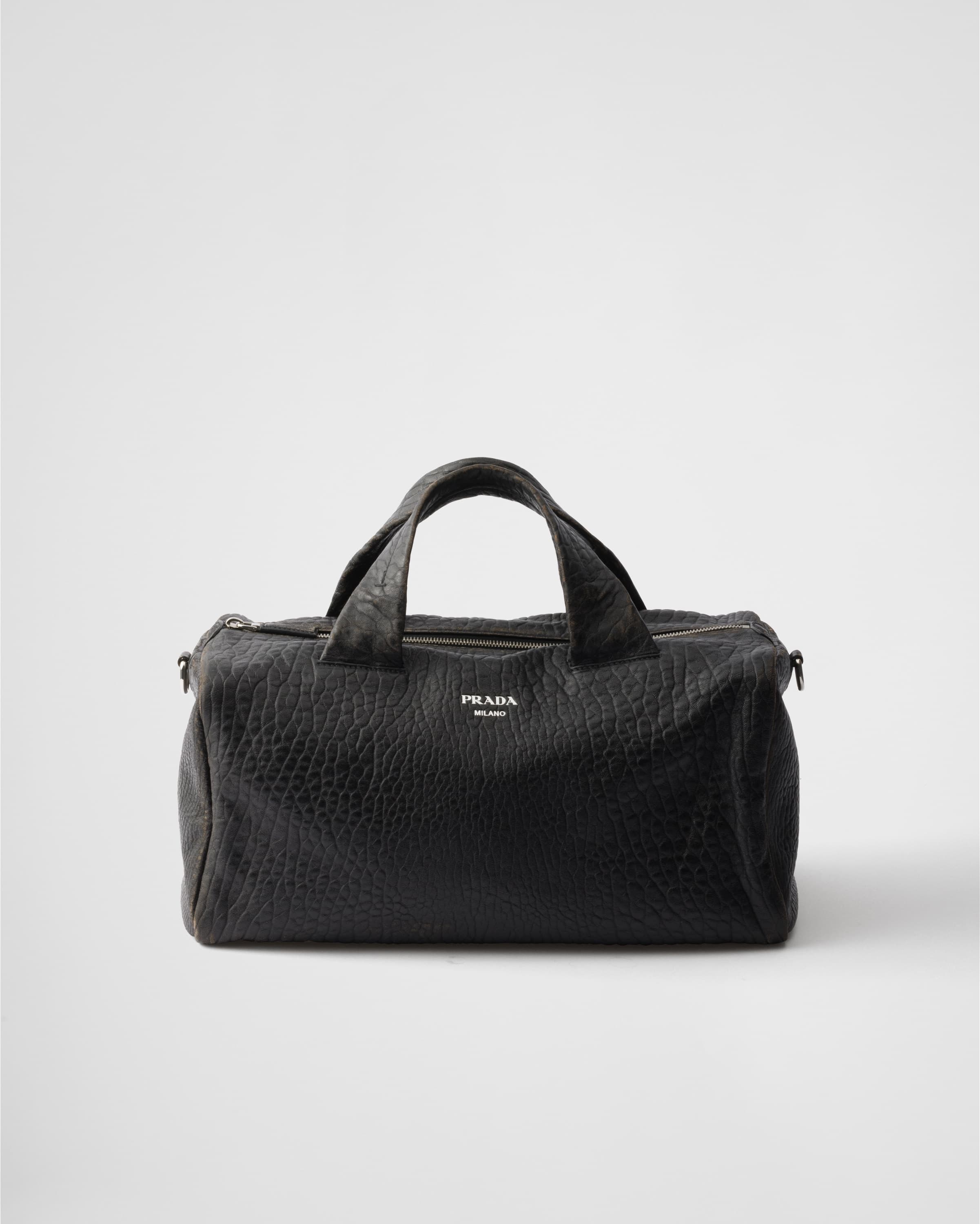 Nappa leather duffle bag — Black — 2VC045_2C73_F0002_V_OOO