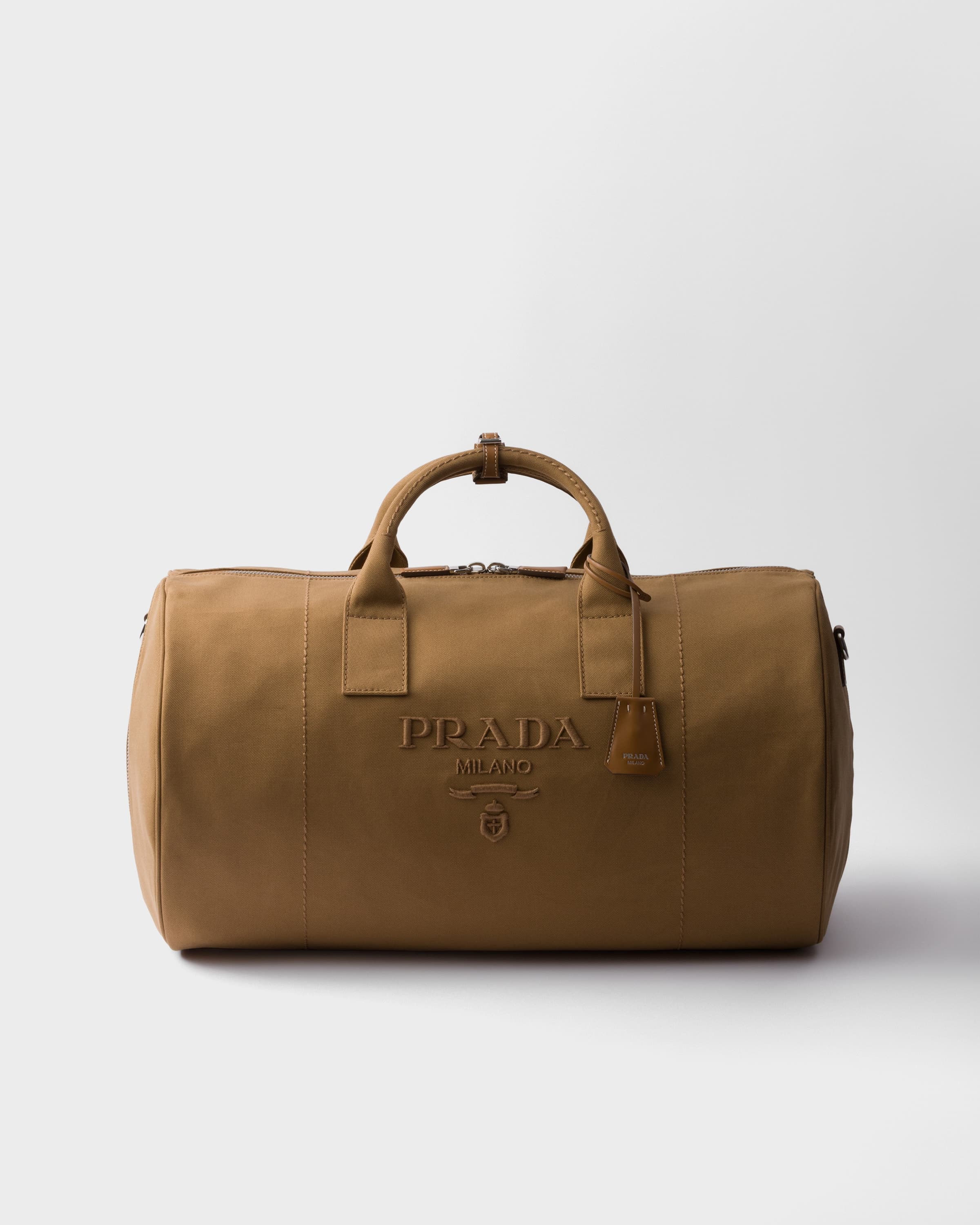 Canvas duffle bag — Tabacco — 2VC051_2CYA_F04MO_V_OOO