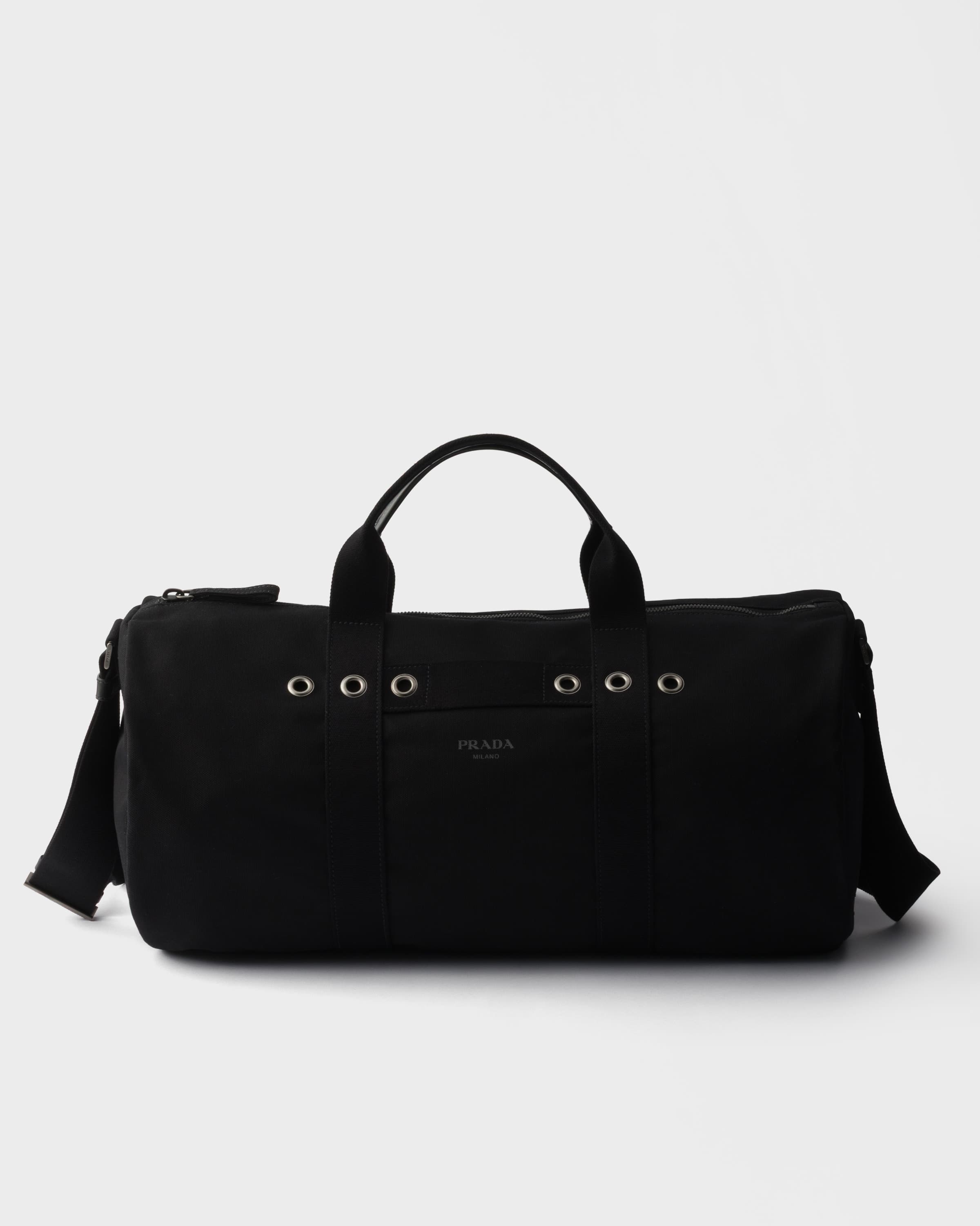 Canvas duffel bag — Black — 2VC056_010_F0002_V_OOO
