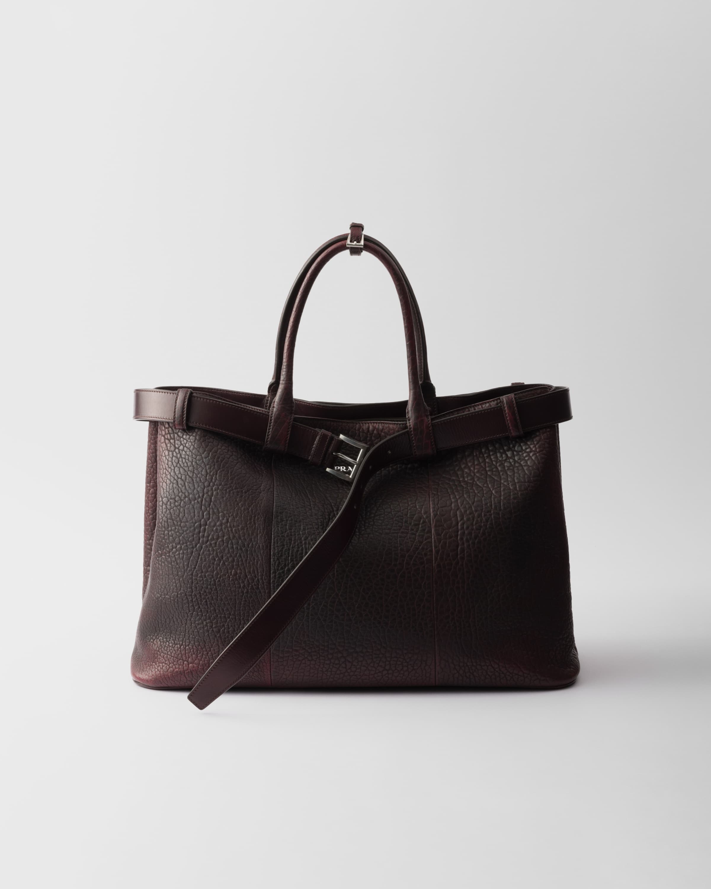 Buckle nappa leather bag — Cordovan — 2VG126_2C73_F0397_V_OJO