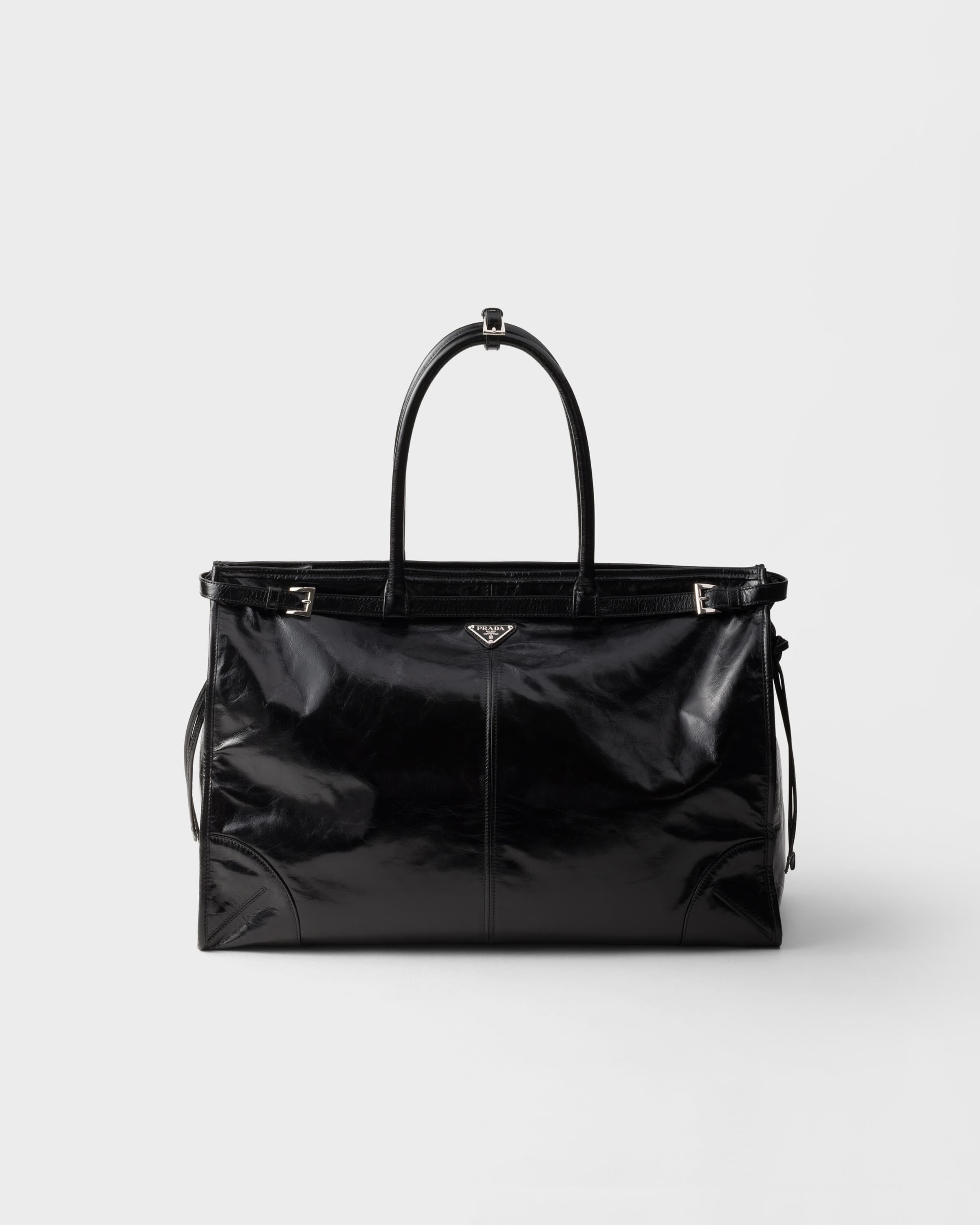 Bonnie leather tote bag — Black — 2VG128_2CYR_F0002_V_OOO