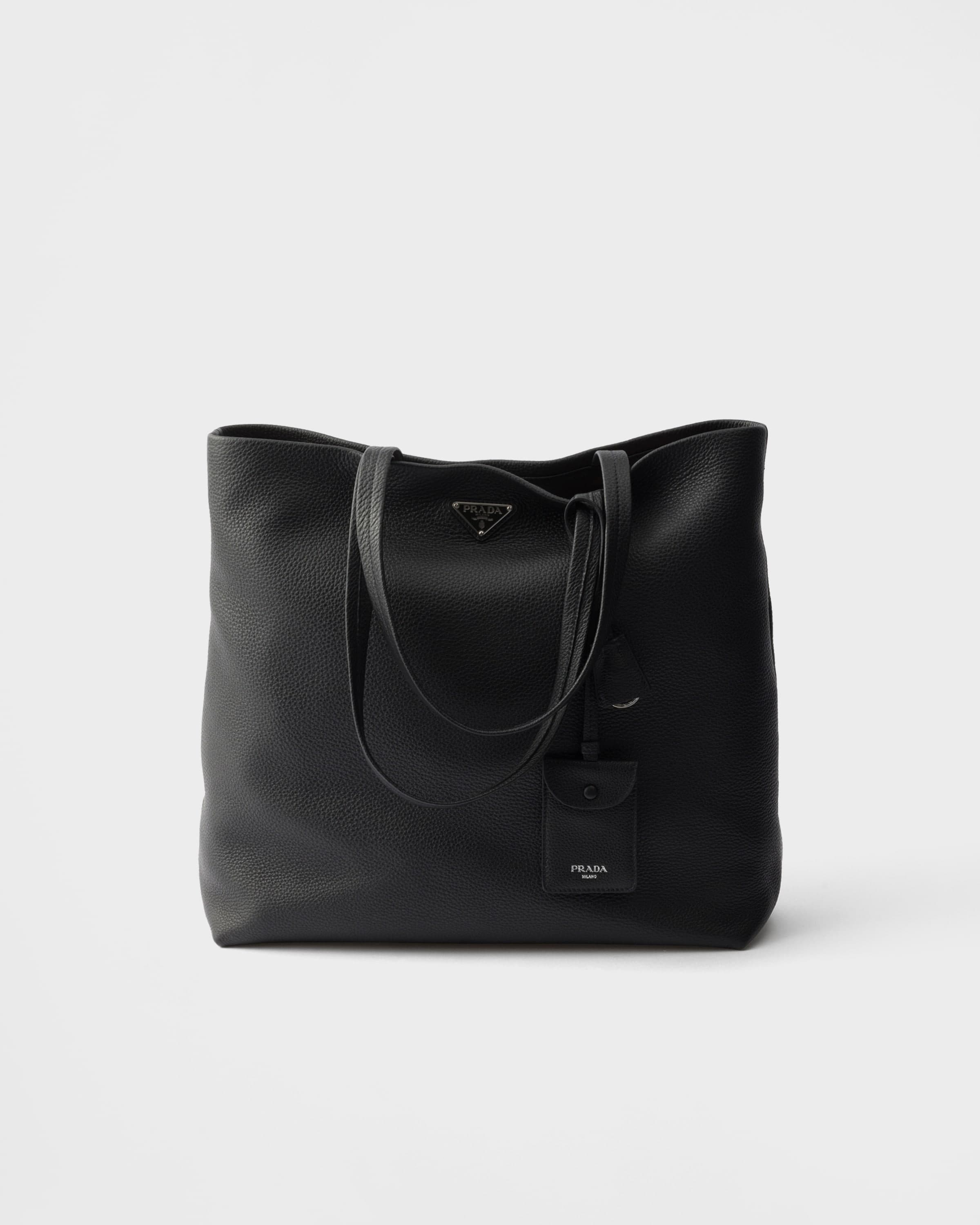 Leather tote — Black — 2VG130_2BBE_F0002_V_OOO