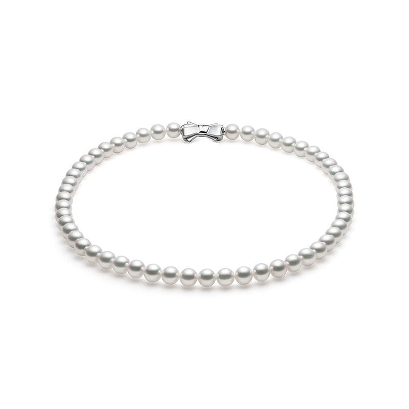 Akoya Pearl Necklace — UR-075AA-18KWG