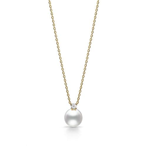 Akoya Pearl Pendant — P-16379-18KYG