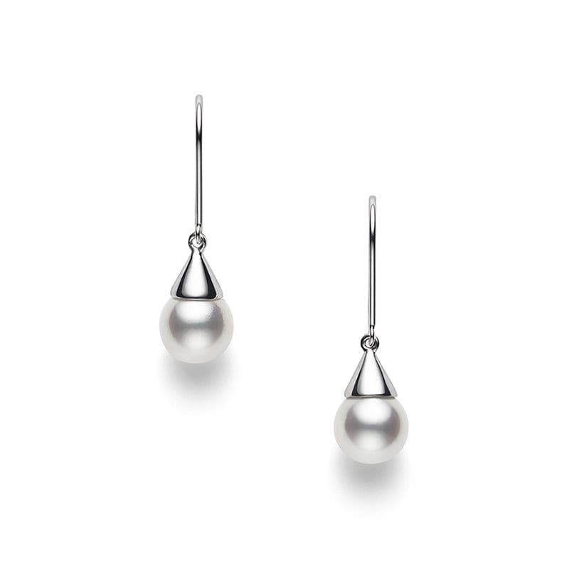 Akoya Pearl Earrings — E-4014-18KWG