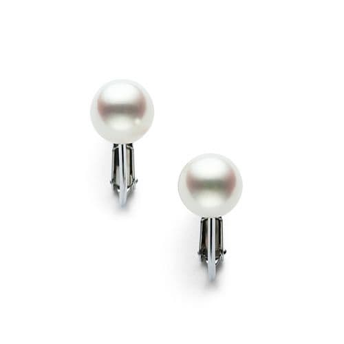 Akoya Pearl Earrings — E-UC750-18KWG