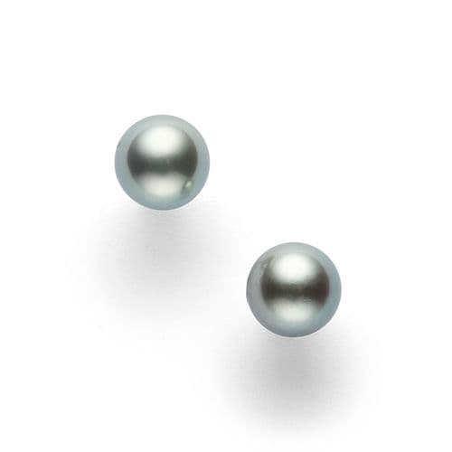 Akoya Pearl Earrings — E-P750B-18KWG