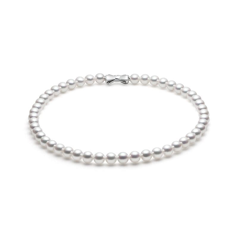 Akoya Pearl Necklace — UR-085A-18KWG