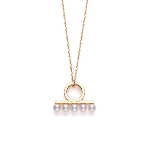 balance Charm Pendant — CM-0172-18KYG-CHKCM01