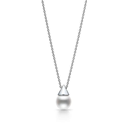 Akoya Pearl Pendant — P-15330-18KWG