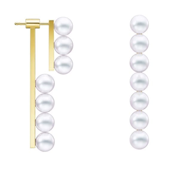balance step Earrings — E-4282-18KYG