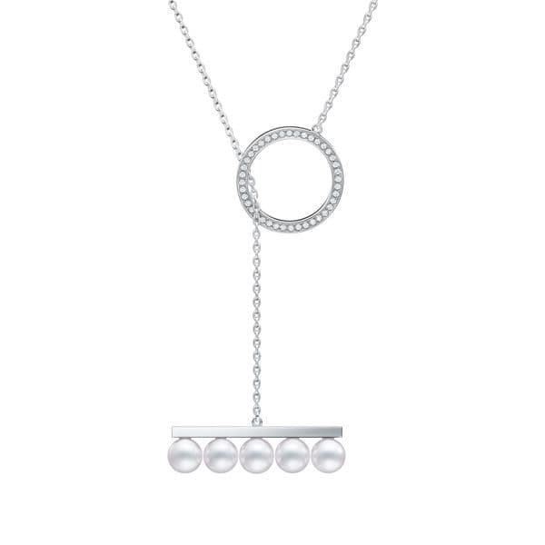 balance divine diamonds pave Pendant — P-17034-18KWG