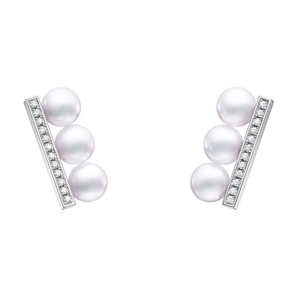 balance neo diamonds pave Earrings — E-4314-18KWG