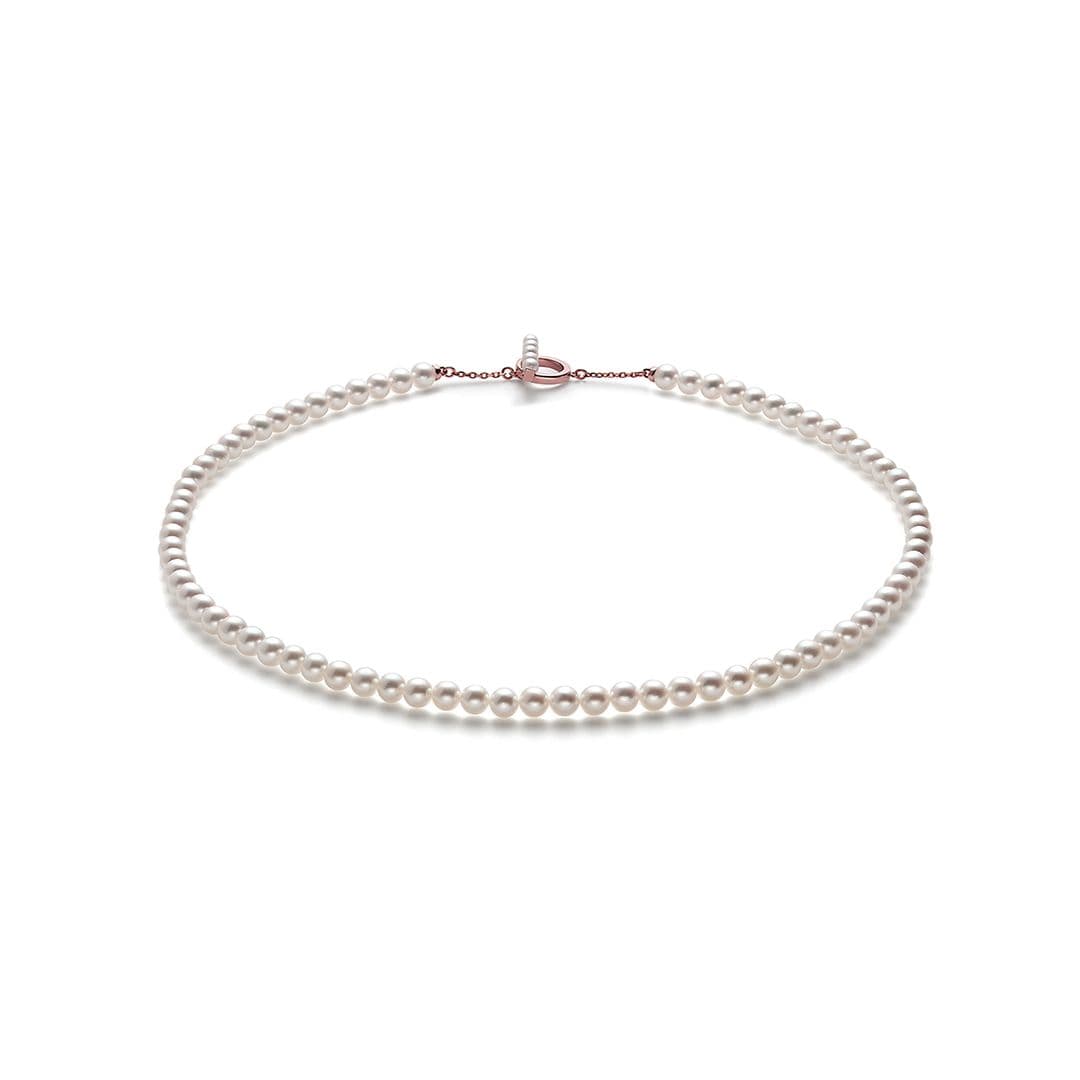 Petit Pearl Necklace — UFN-N1189-18KSG