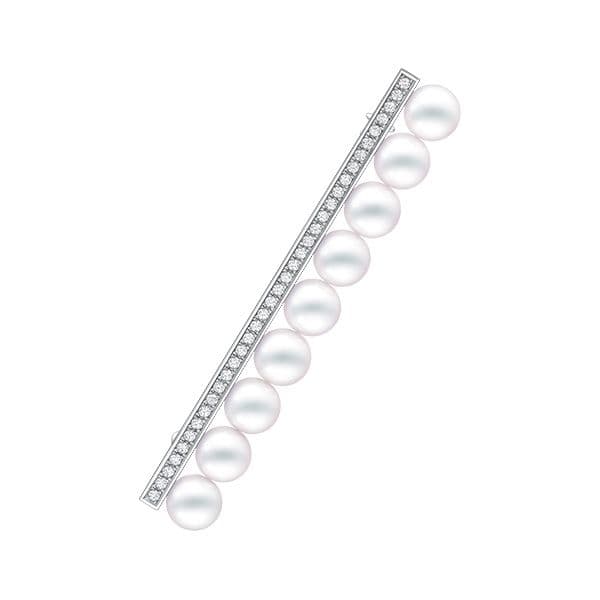 balance ikonic diamonds pave Brooch — B-4435-18KWG