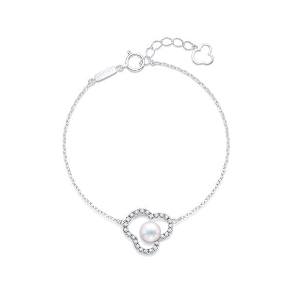 chants signature diamonds pave Bracelet — BL-0781-18KWG