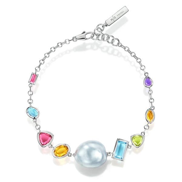BAROQUE PEARLS Bracelet — BLN-0704-18KWG