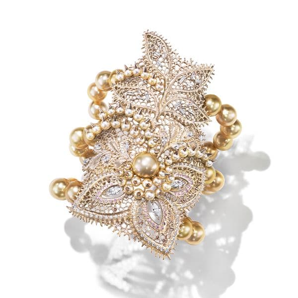 Dentelle Pearls Bracelet — BLN-0706-18KWG