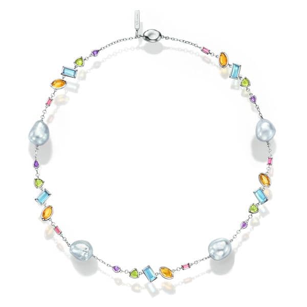BAROQUE PEARLS Necklace — CHN-0201-18KWG