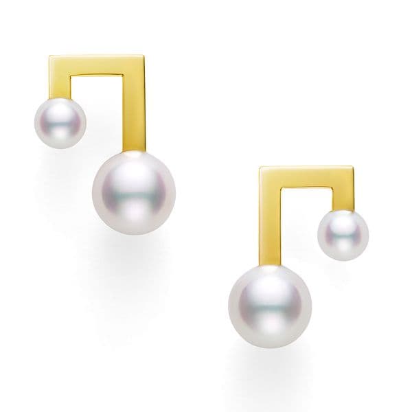 balance note Earrings — E-3980-18KYG