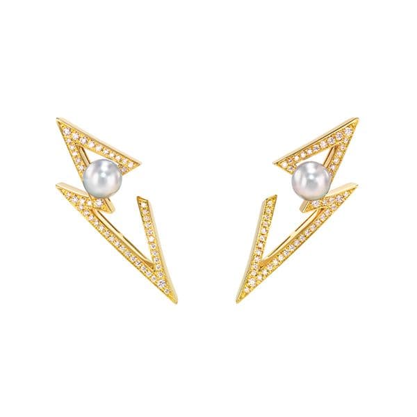 Rêve Ritz Earrings — E-4022-18KYG