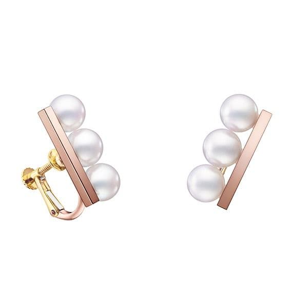balance neo Earrings(Clip earrings) — E-4315-18KSG-UC