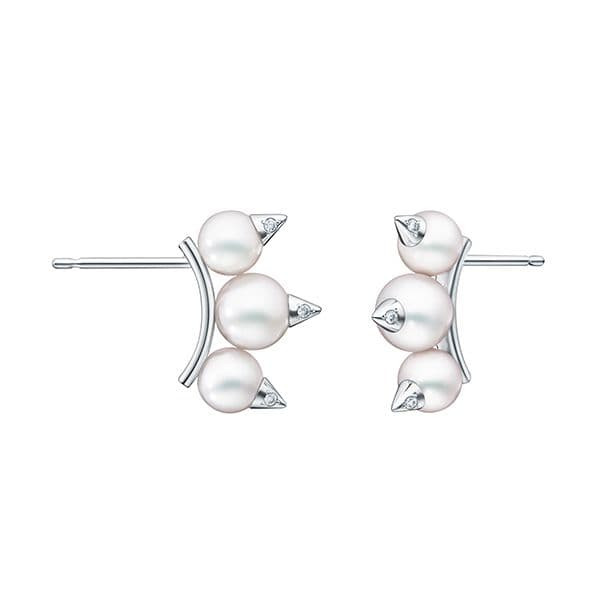 danger neo diamonds pave Earrings — E-4388-18KWG