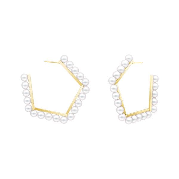 balance arm Earrings — E-4451-18KYG