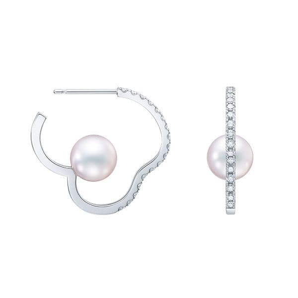 chants signature diamonds pave Earrings — E-4474-18KWG