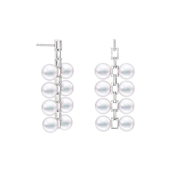 sequence diamonds Earrings — E-4478-18KWG