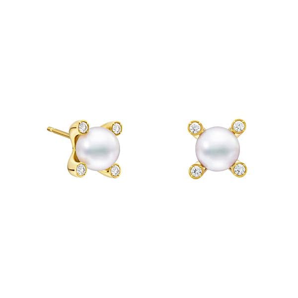 prong Earrings — E-4481-18KYG