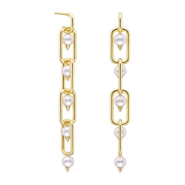 danger links Earrings — E-4508-18KYG