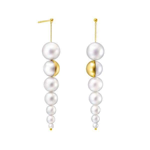 SHELL Earrings — EC-3854-18KYG