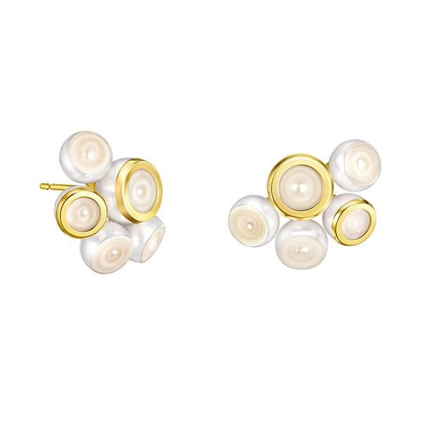 SLICED BEZEL Earrings — EC-4448-18KYG