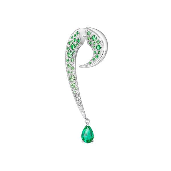 Cove Earring — EI-4456L-18KWG-PT900
