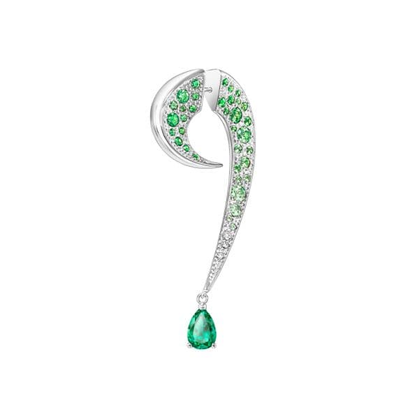 Cove Earring — EI-4456R-18KWG-PT900