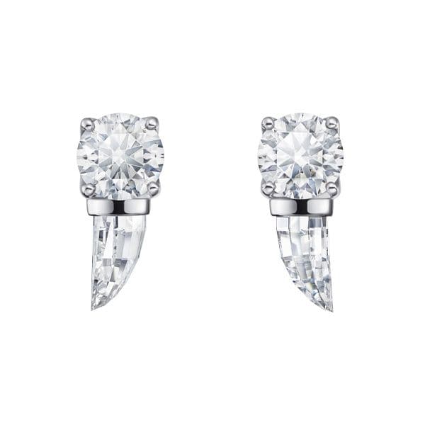 danger fang diamonds Earrings — EID-4518-18KWG