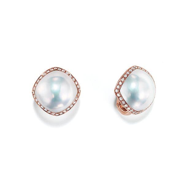 Nacre Earrings — EMP-3976-18KSG