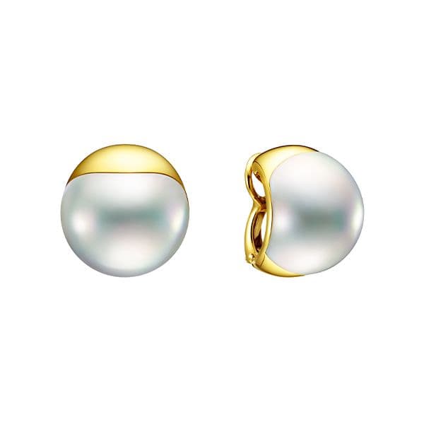 liquid sculpture Earrings — EMP-4487-18KYG-UC