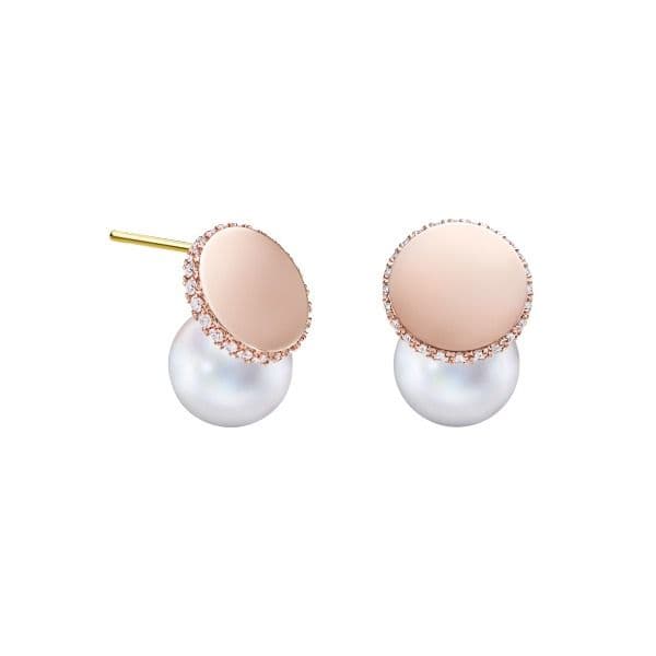 DISC PEARL Earrings — EN-4490-18KSG