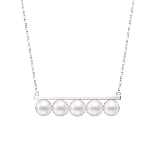 balance signature Necklace — P-15884-18KWG