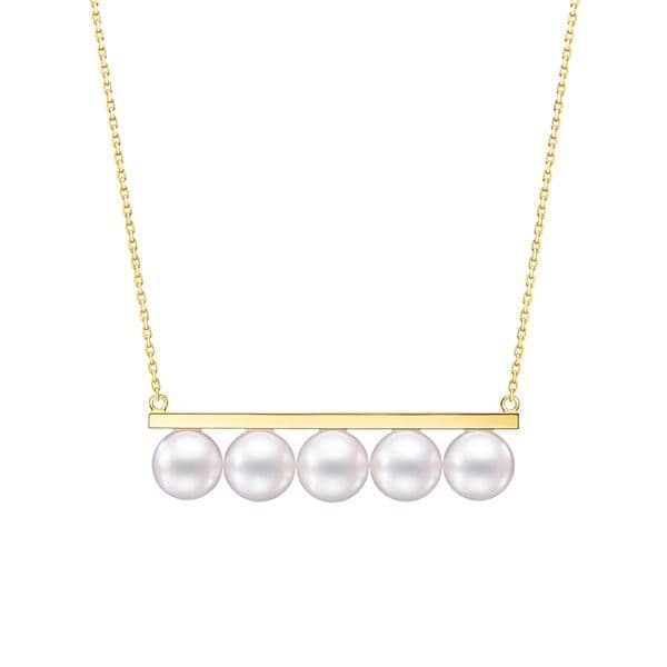 balance signature Necklace — P-15884-18KYG
