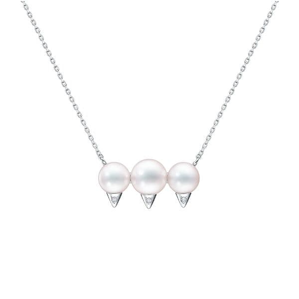 danger neo diamonds pave Necklace — P-17149-18KWG