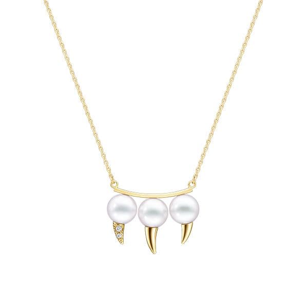 danger fang Necklace — P-17202-18KYG