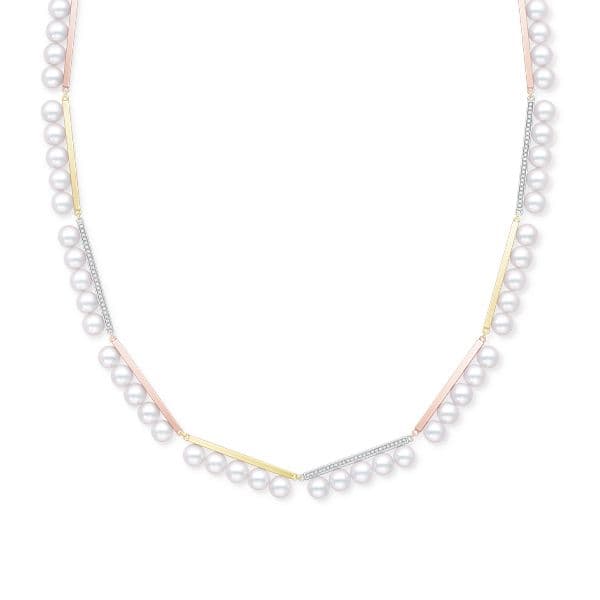 balance element Necklace — P-17227-18KSG-18KYG-18KWG