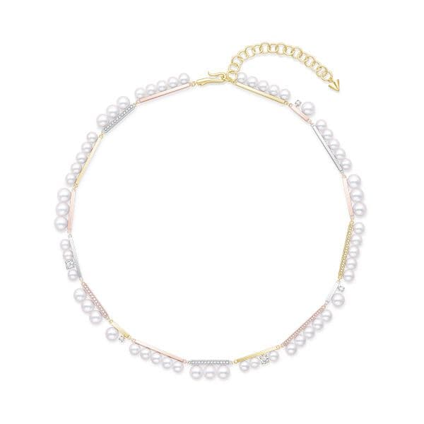 balance element Necklace — P-17228-18KSG-18KYG-18KWG