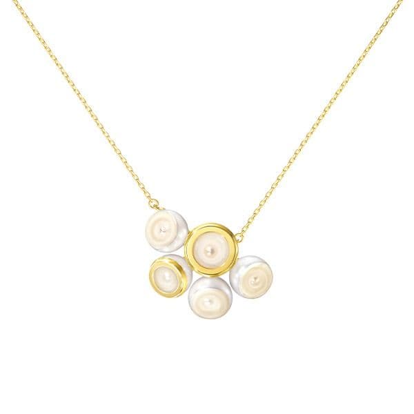 SLICED BEZEL Necklace — PC-17225-18KYG