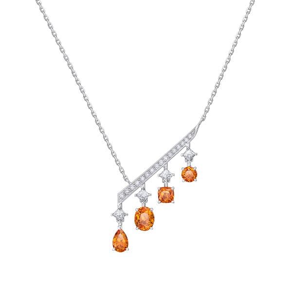 Scintillement Necklace — PI-17263-18KWG-GAN