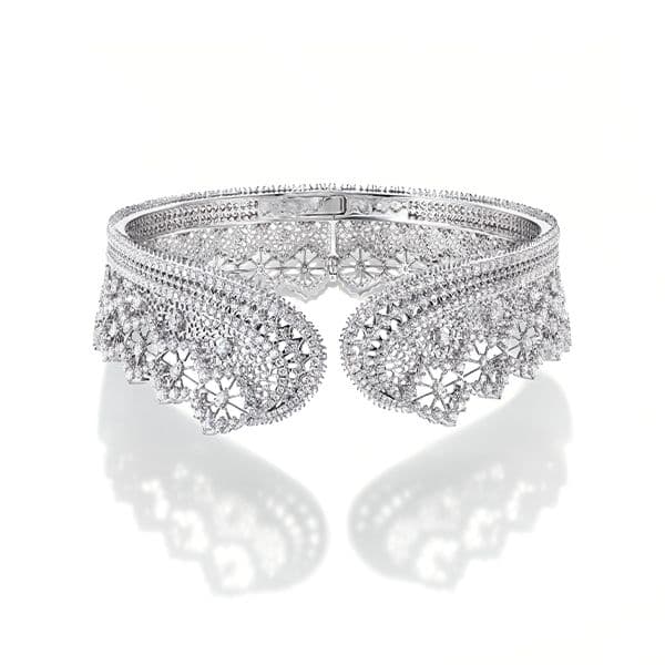 Dentelle Diamonds Necklace — PID-16692-PT900